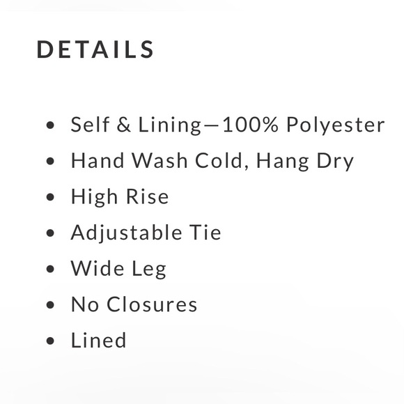 VICI tatianna yellow wide leg, high waist relax fit lined pants NEW RE $68. - Picture 9 of 15